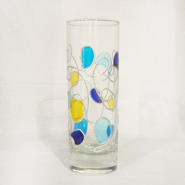 Verres à orangeade peints à la main