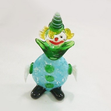 Clown bombé en verre