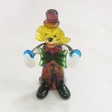 Clown sur socle en verre