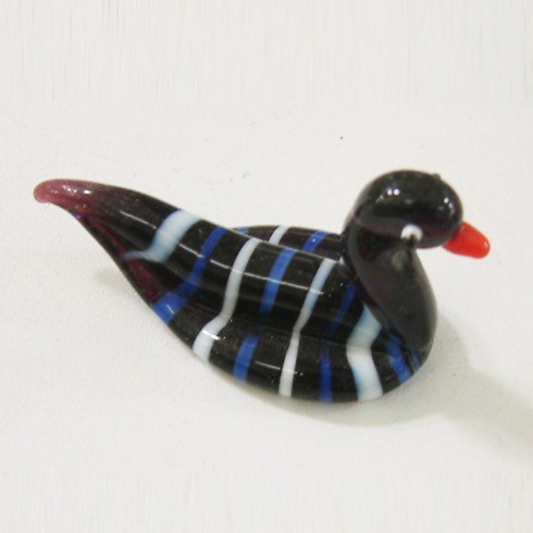 Canard rayé en verre