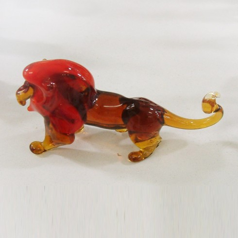 Lion en verre