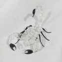Scorpion transparent en verre