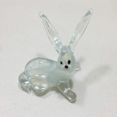 Grand lapin en verre