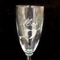 Verres Duo colombes blanche en verre