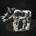 Rhinocéros en verre