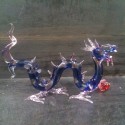 Dragon chinois en verre