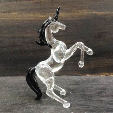 Petite licorne en verre