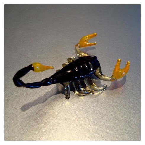 Scorpion  en verre