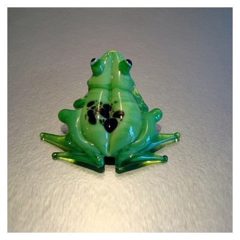 Grenouille en verre 