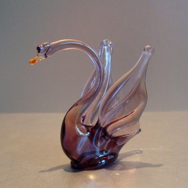 Cygne en verre