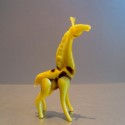 Girafe en verre 