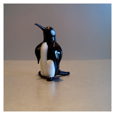 Pingouin en verre 