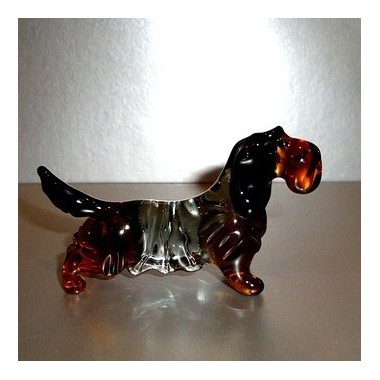 Chien en verre 