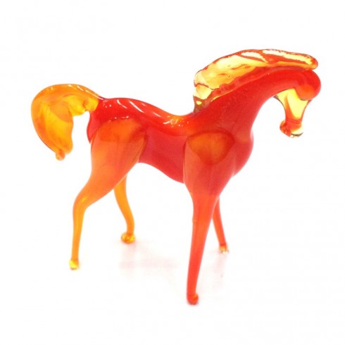 Cheval  en verre 