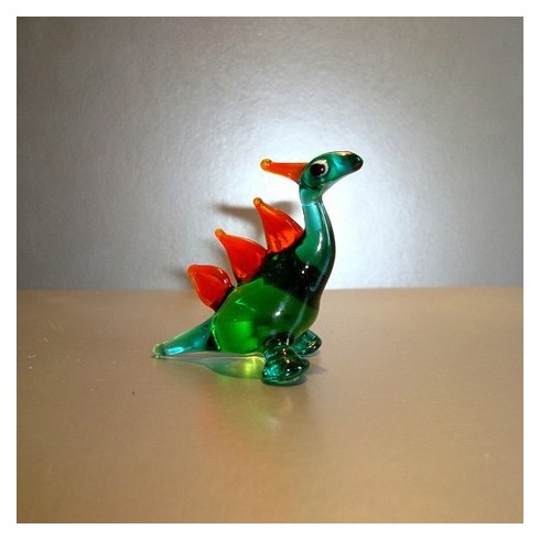 Dinosaure en verre