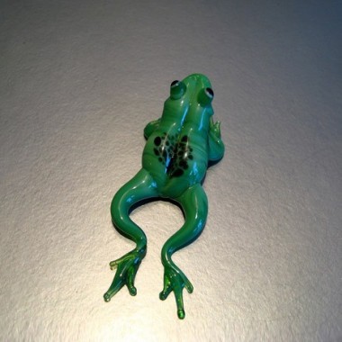 Grenouille en verre