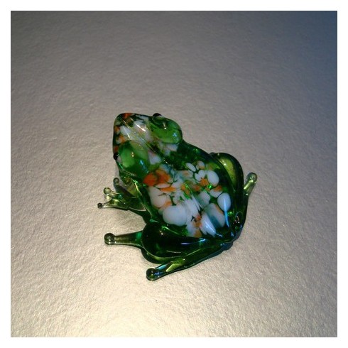 Grenouille en verre