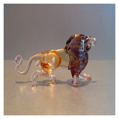 Lion en verre