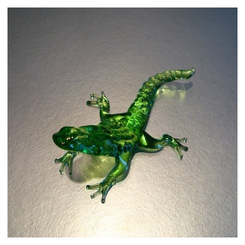 Lezard en verre