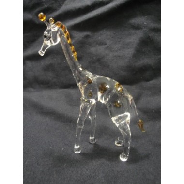 Petite girafe en verre