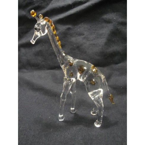 Petite girafe en verre