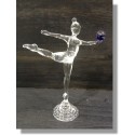  Danseuse en verre avec une balle 