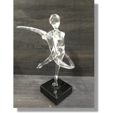  Danseuse classique avec son ruban en verre 