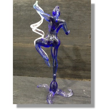  Danseuse en verre bleu 