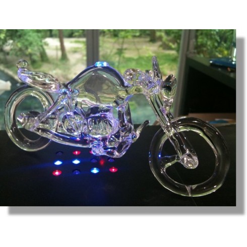  Moto en verre 