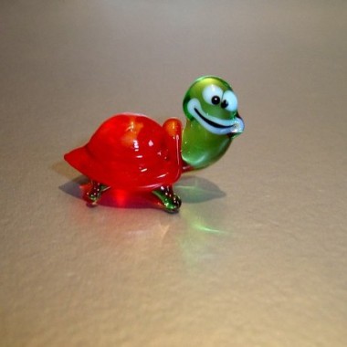 Petite tortue en verre