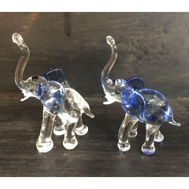 Eléphant en verre