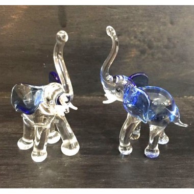 Eléphant en verre