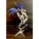 Dragon sur pied en verre