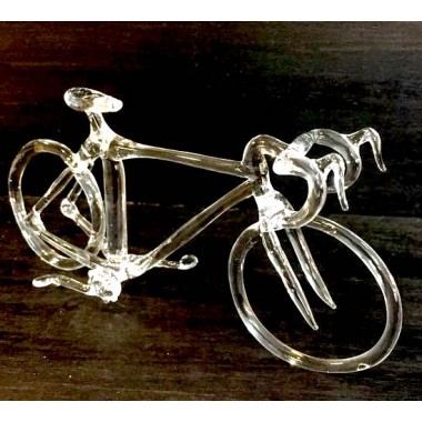 Vélo en verre 