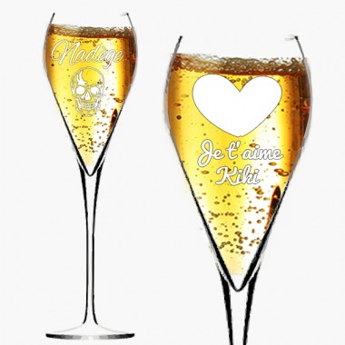Verre orangeade personnalisé