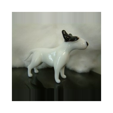 Chien Bull-Terrier en verre