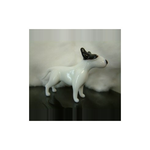 Chien Bull-Terrier en verre