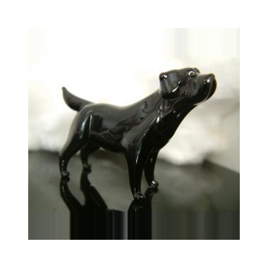 Chien Labrador en verre