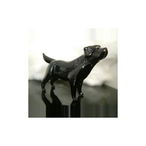 Chien Labrador en verre