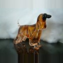 Chien Colley en verre