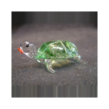 Petite tortue en verre