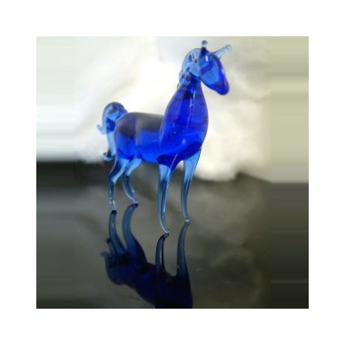 Cheval étalon en verre