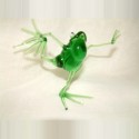 Grenouille dansante en verre