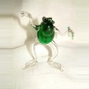 Grenouille chantante en verre