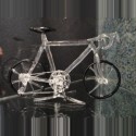 Vélo en verre