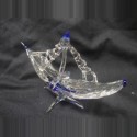 Bateau à voile en verre